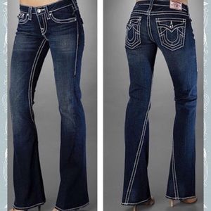 EUC True Religion Joey Low-Rise Bootcut, Sz 31